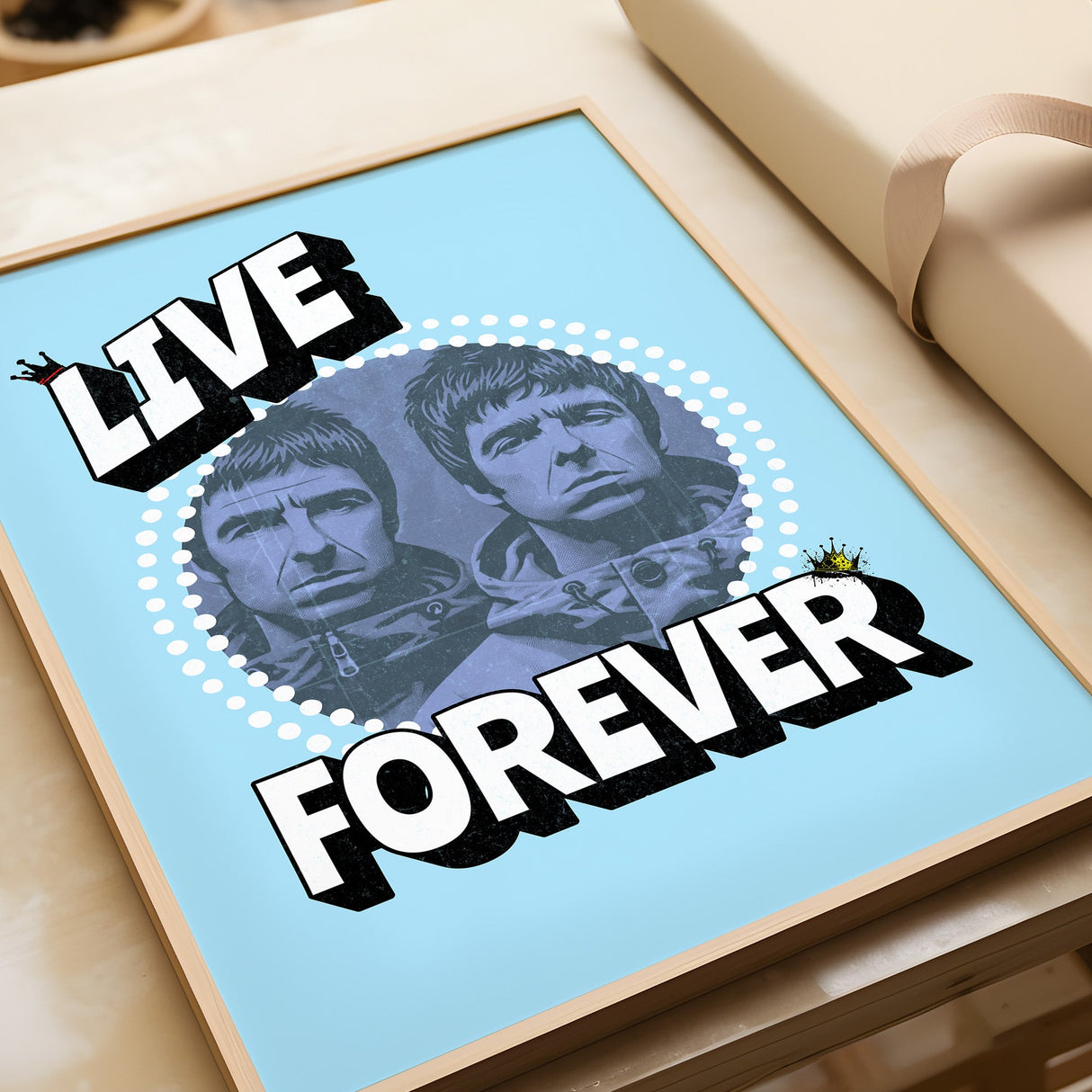 LIVE FOREVER PORTRAIT - BLUE