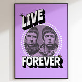 LIVE FOREVER PORTRAIT - PURPLE