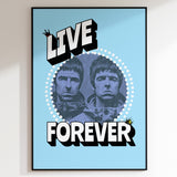 LIVE FOREVER PORTRAIT - BLUE