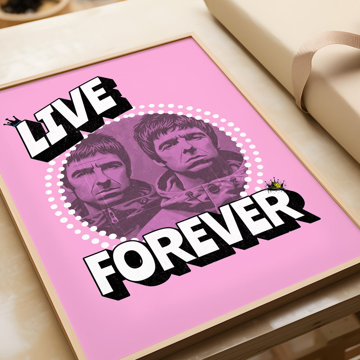 LIVE FOREVER PORTRAIT - PINK