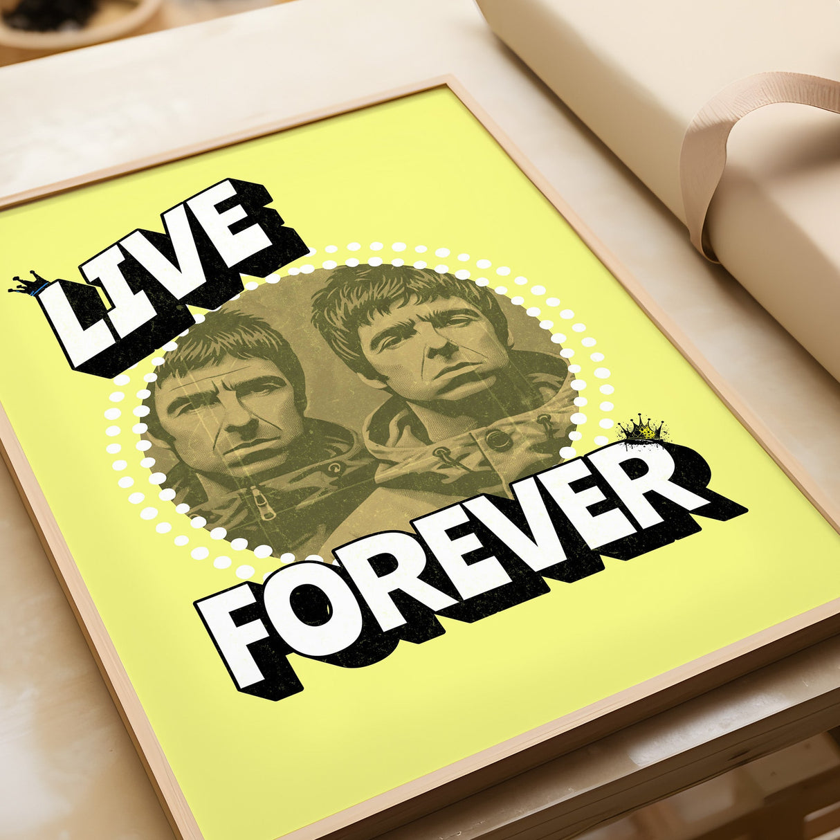 LIVE FOREVER PORTRAIT - YELLOW