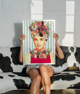 Audrey Hepburn X Kahlo Print