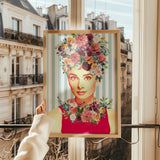 Audrey Hepburn X Kahlo Print