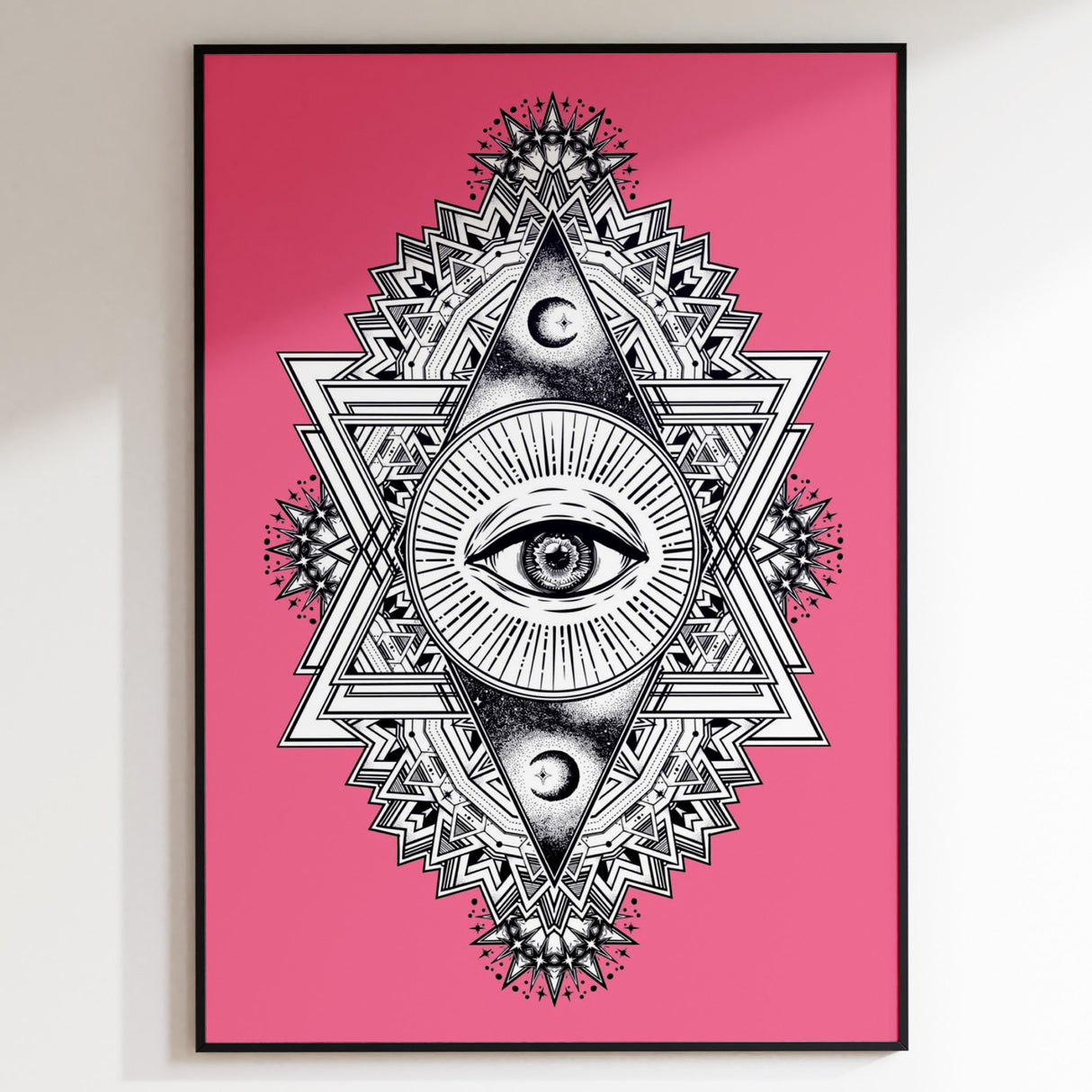 All Seeing Everything (Pink) Print