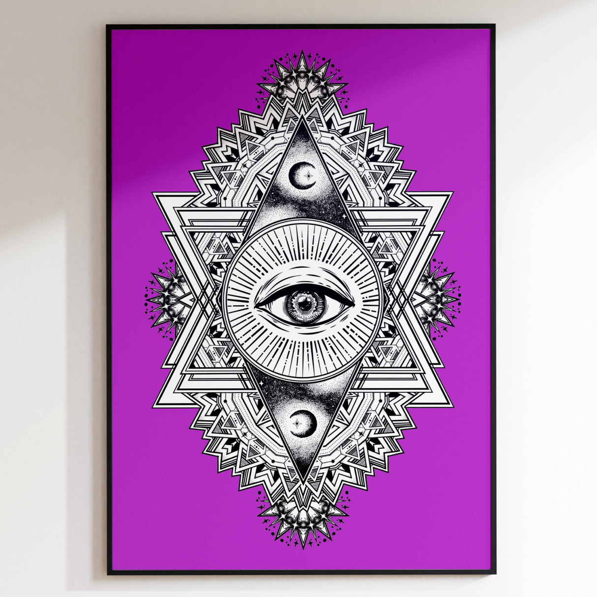 All Seeing Everything (Purple) Print