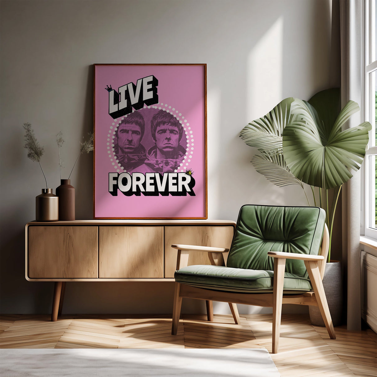 LIVE FOREVER PORTRAIT - PINK