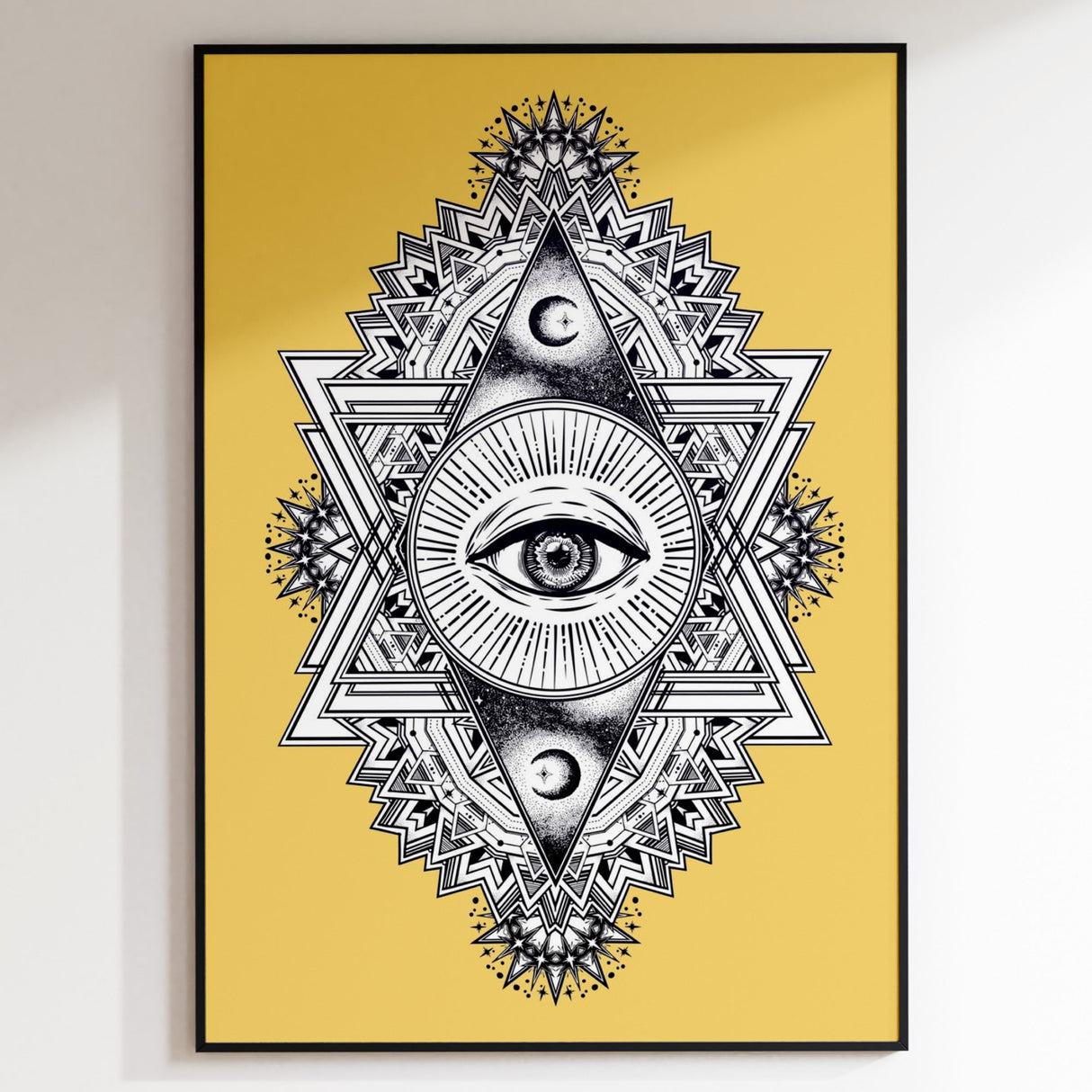 All Seeing Everything (Yellow) Print