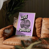 LIVE FOREVER PORTRAIT - PURPLE