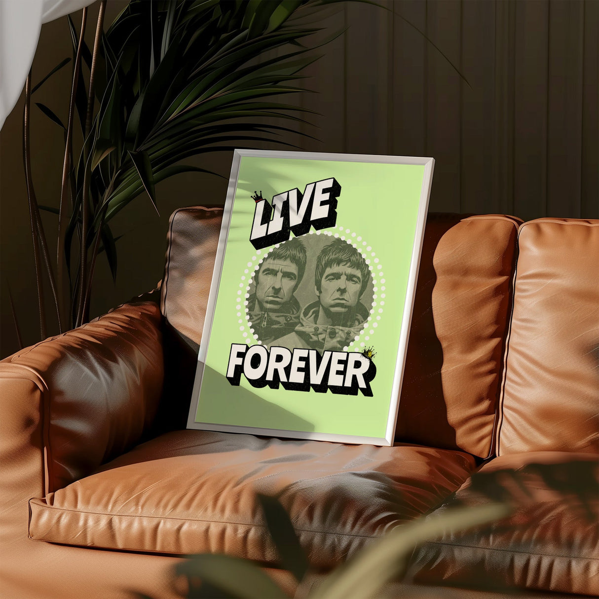 LIVE FOREVER PORTRAIT - GREEN