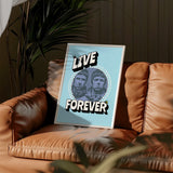 LIVE FOREVER PORTRAIT - BLUE