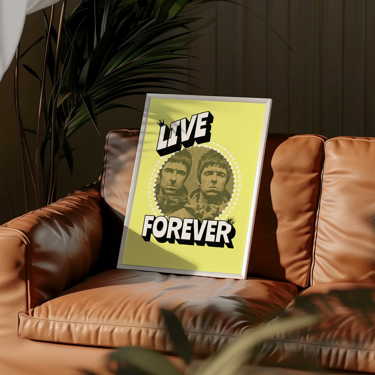 LIVE FOREVER PORTRAIT - YELLOW