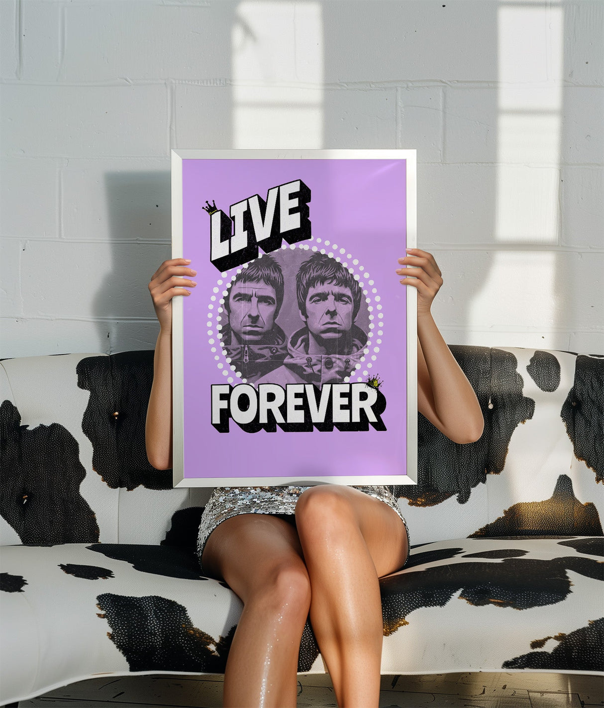 LIVE FOREVER PORTRAIT - PURPLE