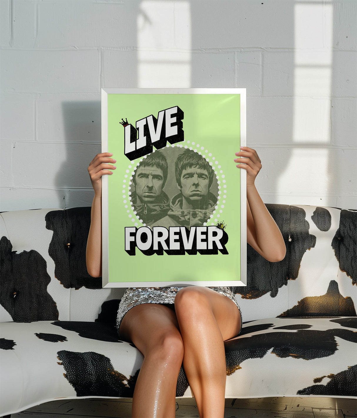 LIVE FOREVER PORTRAIT - GREEN