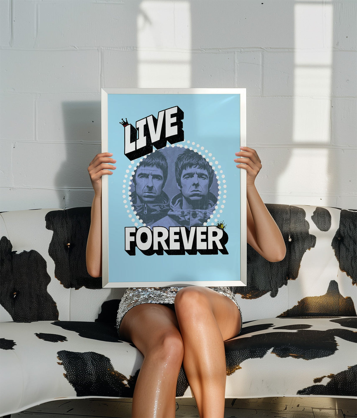 LIVE FOREVER PORTRAIT - BLUE