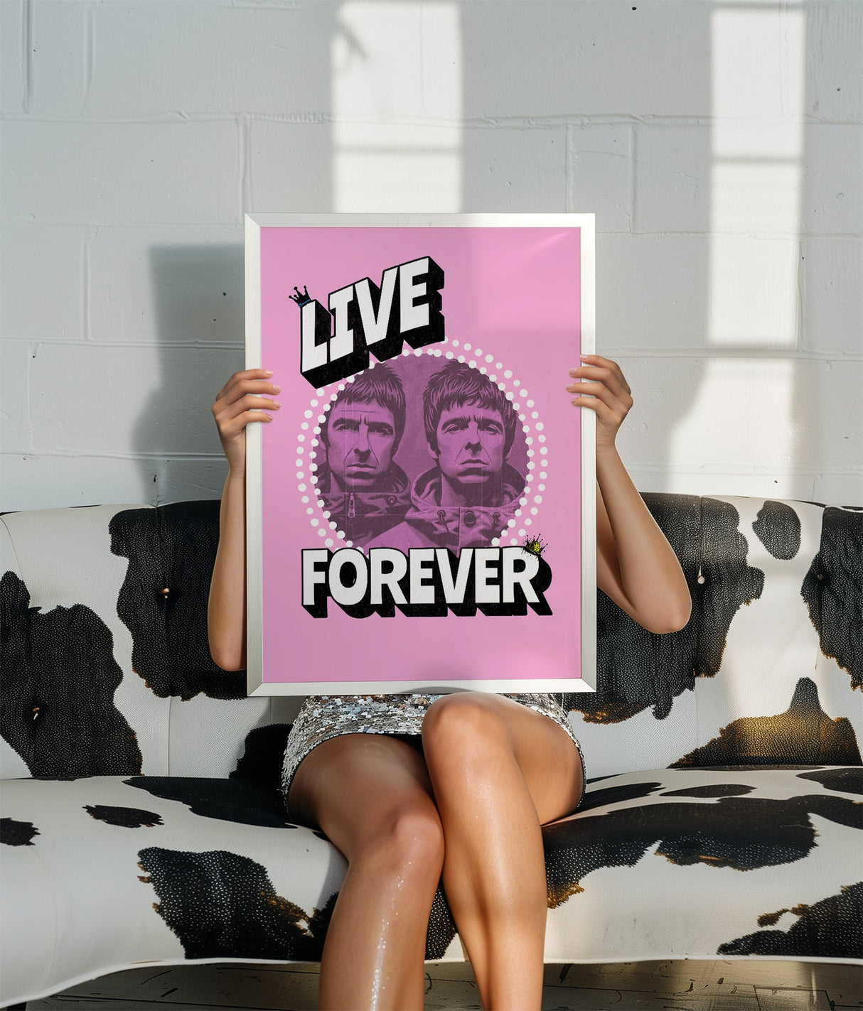 LIVE FOREVER PORTRAIT - PINK