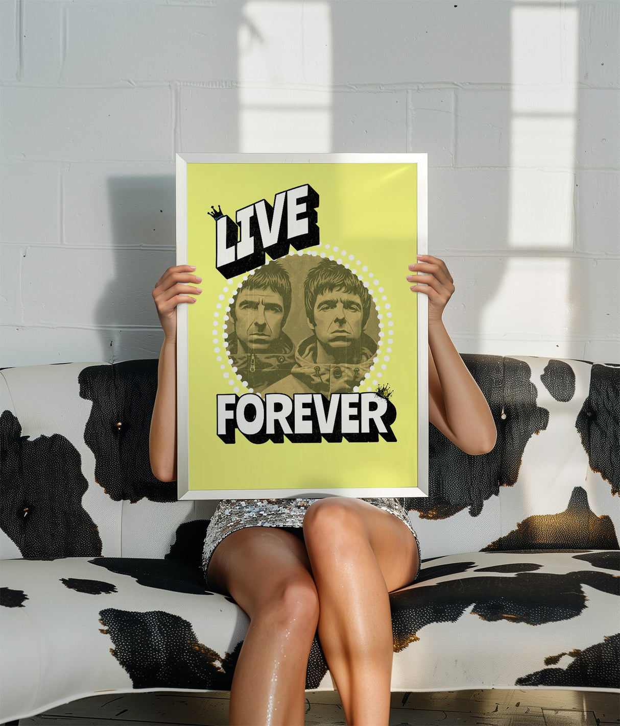 LIVE FOREVER PORTRAIT - YELLOW