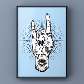 Devil Nancy (Pale Blue) Print Punk Haus