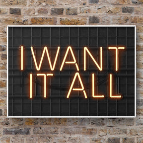 I Want It All Print Punk Haus