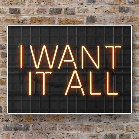 I Want It All Print Punk Haus 