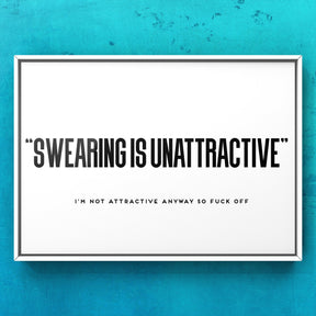 Swearing Is Unattractive Print Punk Haus