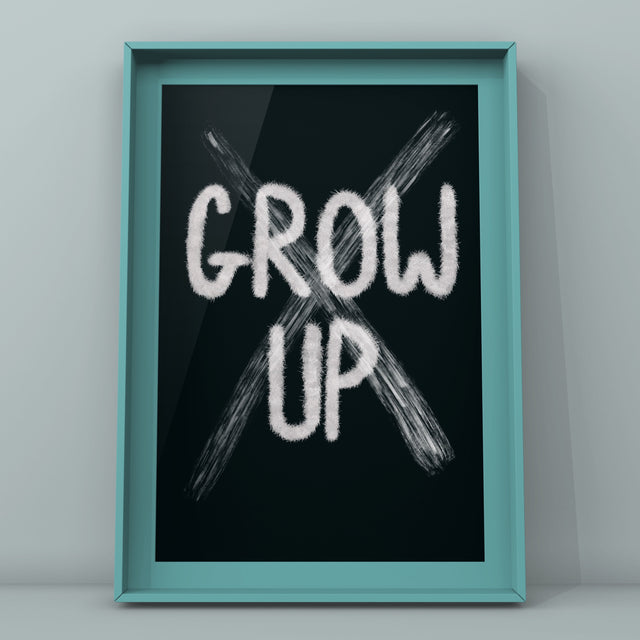 Don’t Grow Up Print Punk Haus 