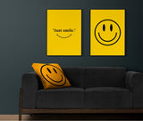 Smiley Smile Duo Print Set Posters, Prints, & Visual Artwork Punk Haus 