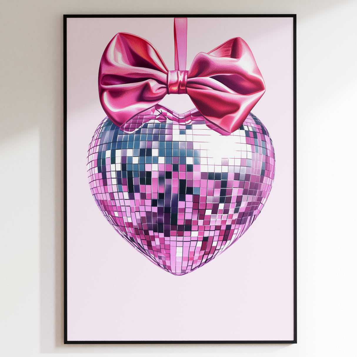 Pink Disco Heart