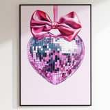 Pink Disco Heart